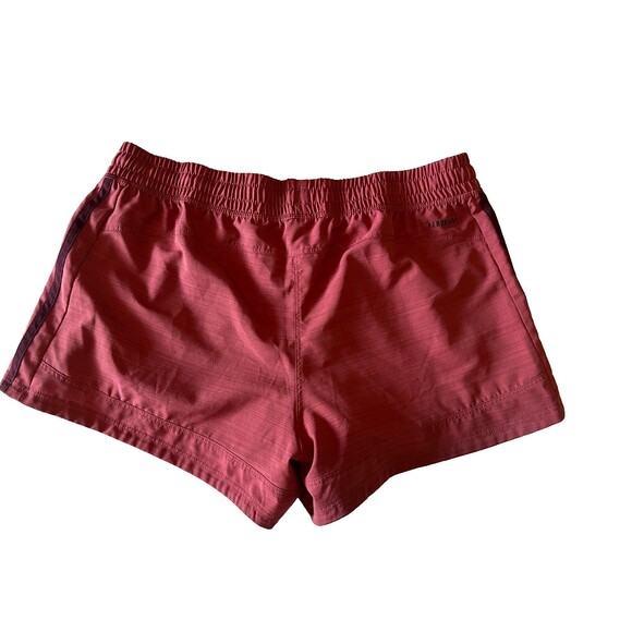 Adidas Women's Running Short Medium Red Aeroready Athletic Sports Ash 2.5 inch - Picture 3 of 6